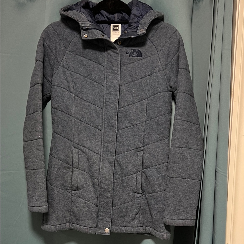 The North Face Women's Dark Gray Quilted Jacket